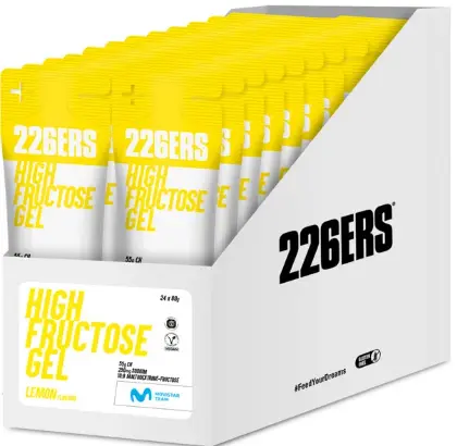 226ERS HIGH FRUCTOSE GEL 80G NO CAFFEINE - 24/BOX
